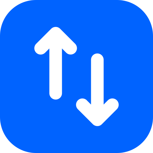 Up and down arrow Generic color fill icon