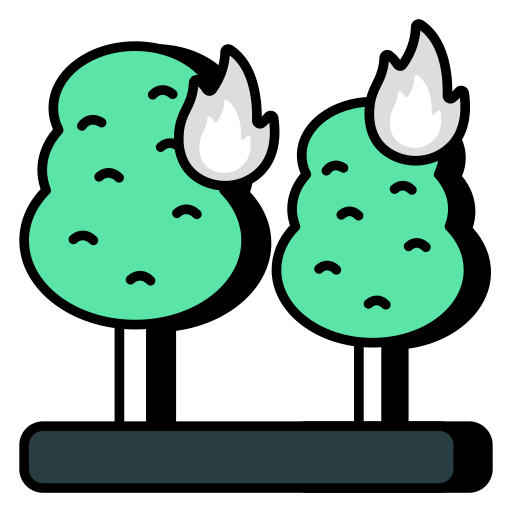 Forest fire Generic color lineal-color icon