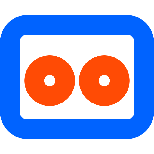 kaseta Generic color outline ikona