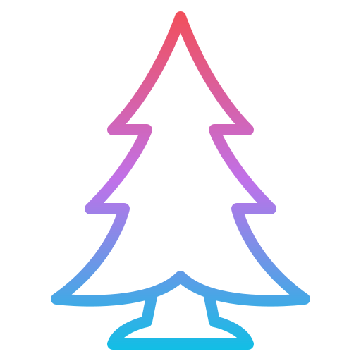 クリスマスツリー Generic gradient outline icon