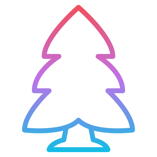 albero Generic gradient outline icona