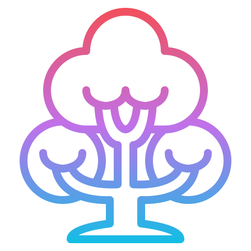 albero Generic gradient outline icona