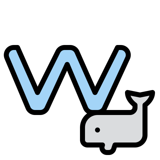 Letter w Generic color lineal-color icon