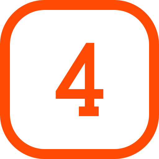 Number four Generic color outline icon