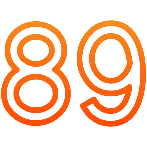 89 Generic gradient outline icon