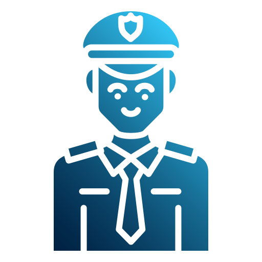 경찰 Generic gradient fill icon