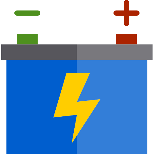 bateria srip Flat ikona