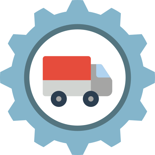 Delivery truck Basic Miscellany Flat icon