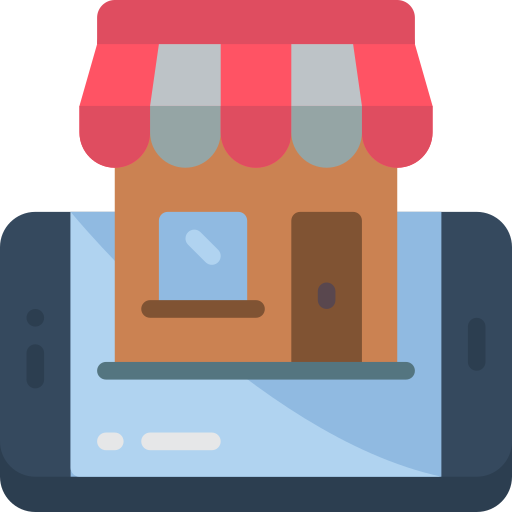 Online shop Basic Miscellany Flat icon