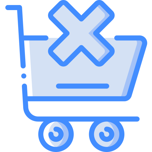 carrito de compras Basic Miscellany Blue icono