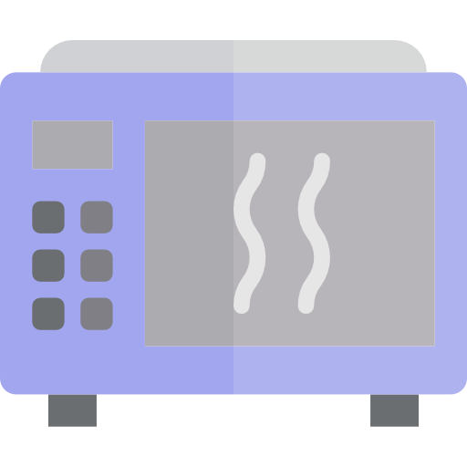 mikrowelle srip Flat icon
