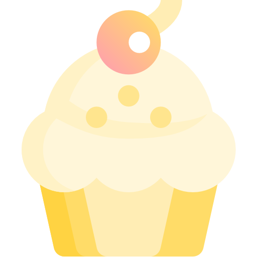 Cupcake Fatima Yellow icon