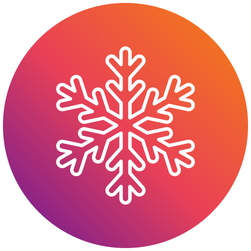Snow Generic gradient fill icon