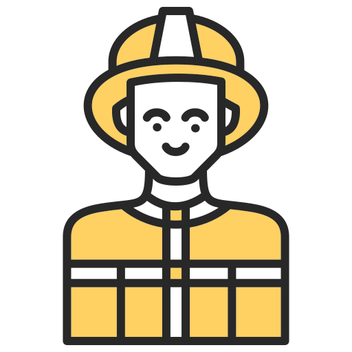 strażak Generic color lineal-color ikona