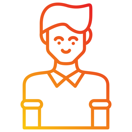 Man Generic gradient outline icon