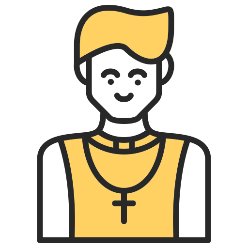 pastor Generic color lineal-color icon