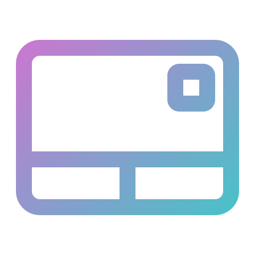Trackpad Generic gradient outline icon
