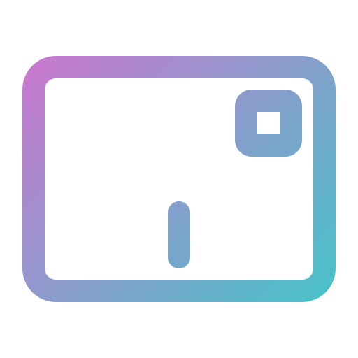 trackpad Generic gradient outline icoon