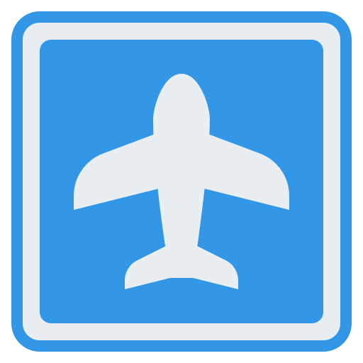 Airport Generic color fill icon