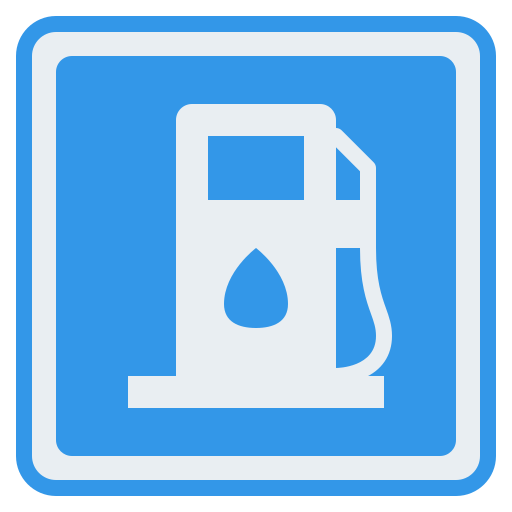 Gas station Generic color fill icon