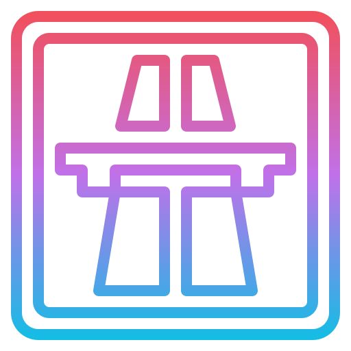 autobahnschild Generic gradient outline icon