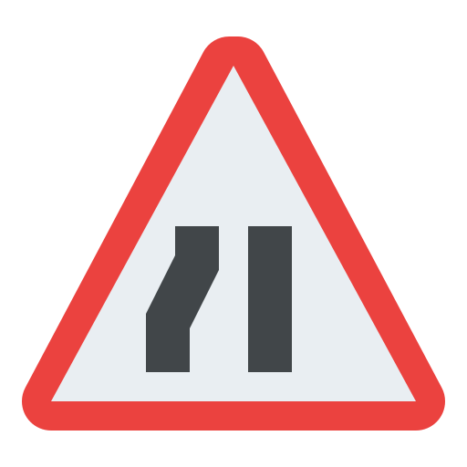 Narrow road Generic color fill icon