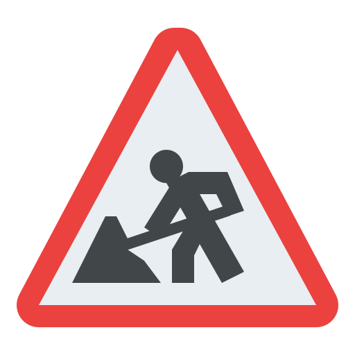 Road work Generic color fill icon