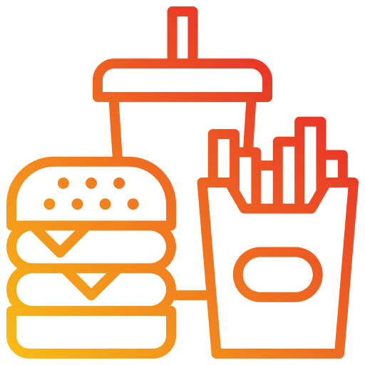 Żywność Generic gradient outline ikona