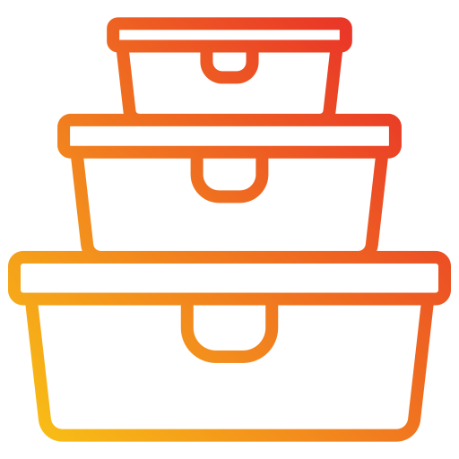 食品保存容器 Generic gradient outline icon