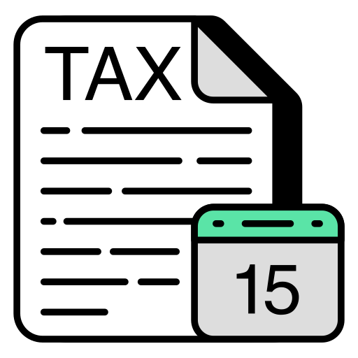 impôt Generic color lineal-color Icône
