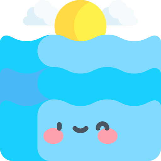海洋 Kawaii Flat icon