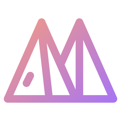 ピラミッド Generic gradient outline icon