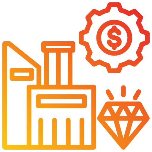 Manufacturing Generic gradient outline icon