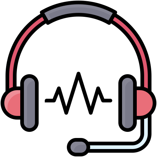 zestaw słuchawkowy Generic color lineal-color ikona