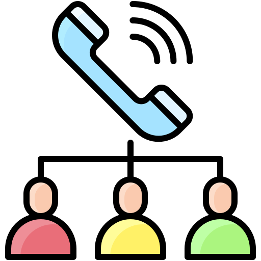 centrum telefoniczne Generic color lineal-color ikona