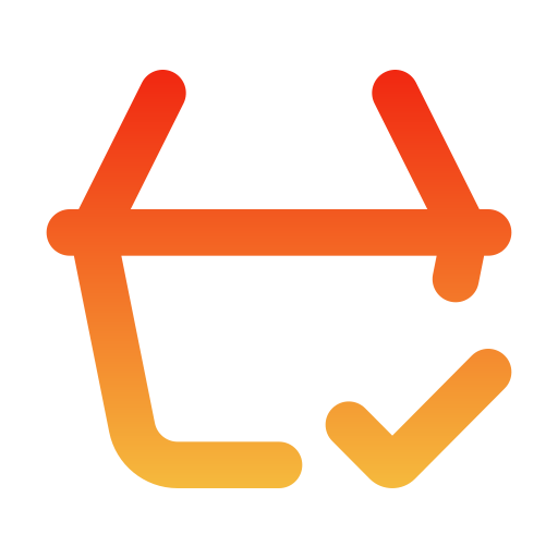 Shopping basket Generic gradient outline icon