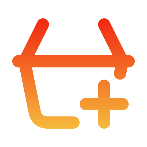 Shopping basket Generic gradient outline icon
