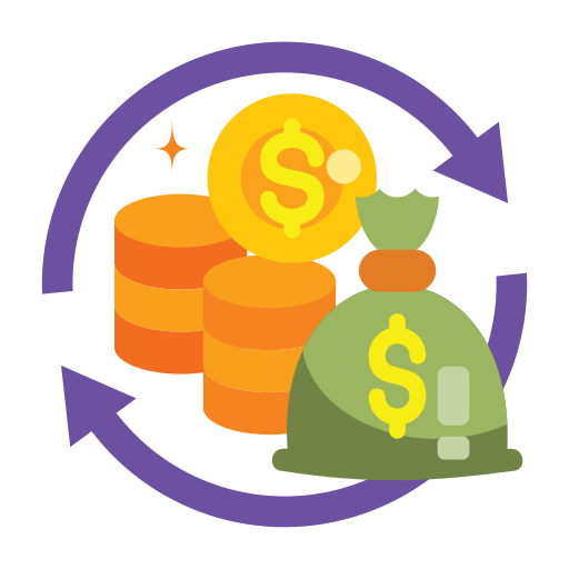 Cashflow Generic color fill icon