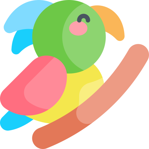 鳥 Kawaii Flat icon