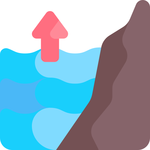 홍수 Kawaii Flat icon