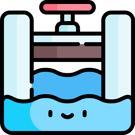 schleuse Kawaii Lineal color icon