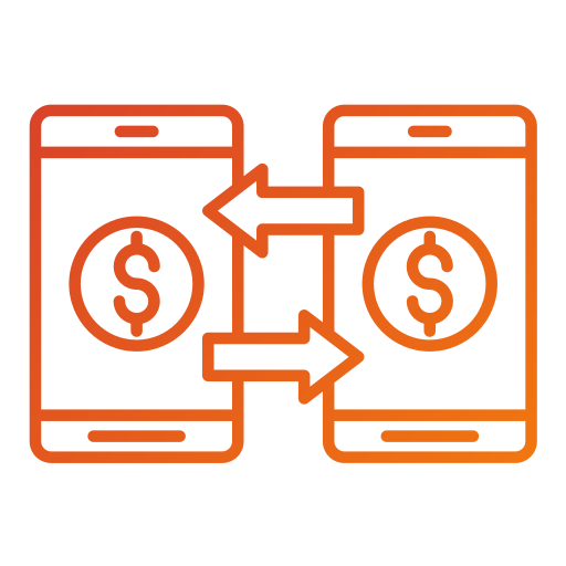 geld schicken Generic gradient outline icon