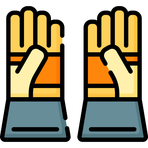 Safety glove Special Lineal color icon