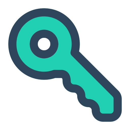 Key Generic color lineal-color icon