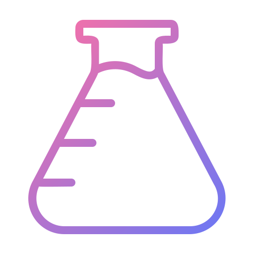 Erlenmeyer Generic gradient outline icon
