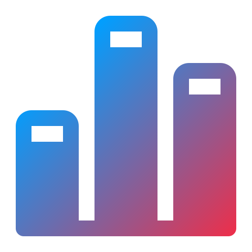 グラフ Generic gradient fill icon