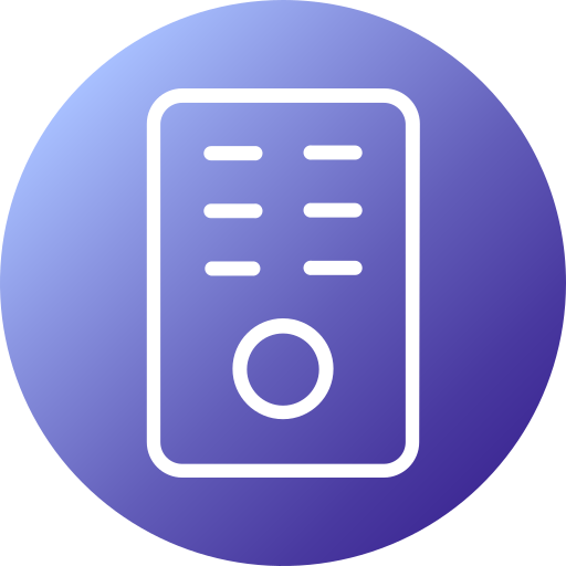 Remote control Generic gradient fill icon