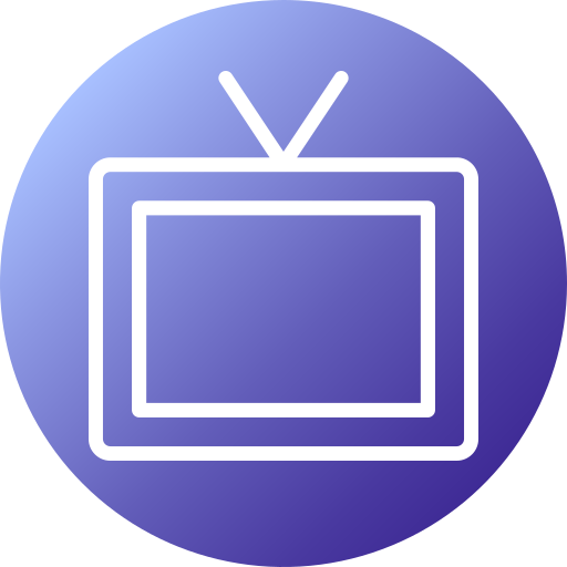 tv Generic gradient fill icona