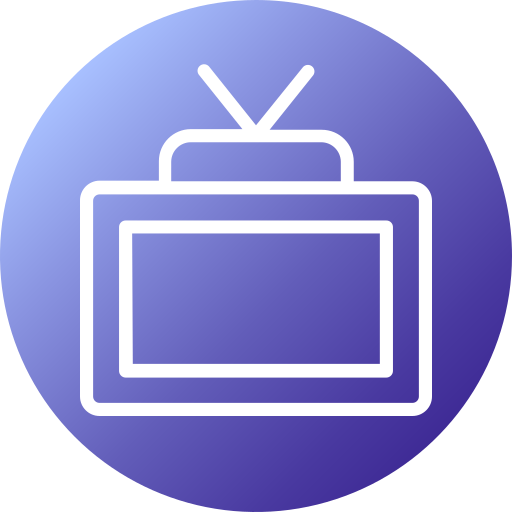 televisor Generic gradient fill icono