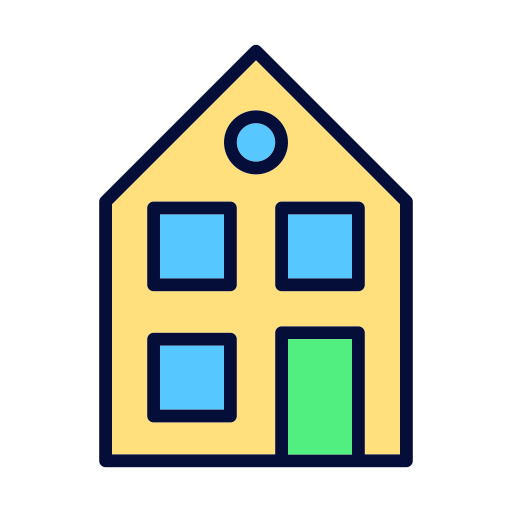 Два этажа Generic color lineal-color иконка